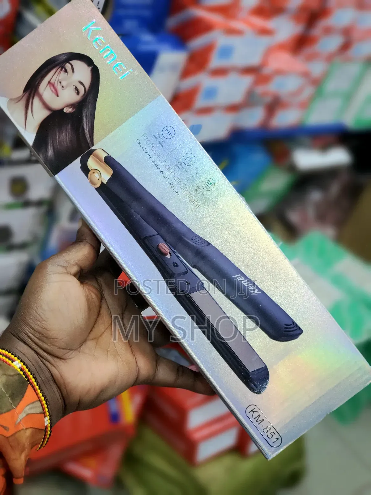 Hair Flat Iron (Kemei)