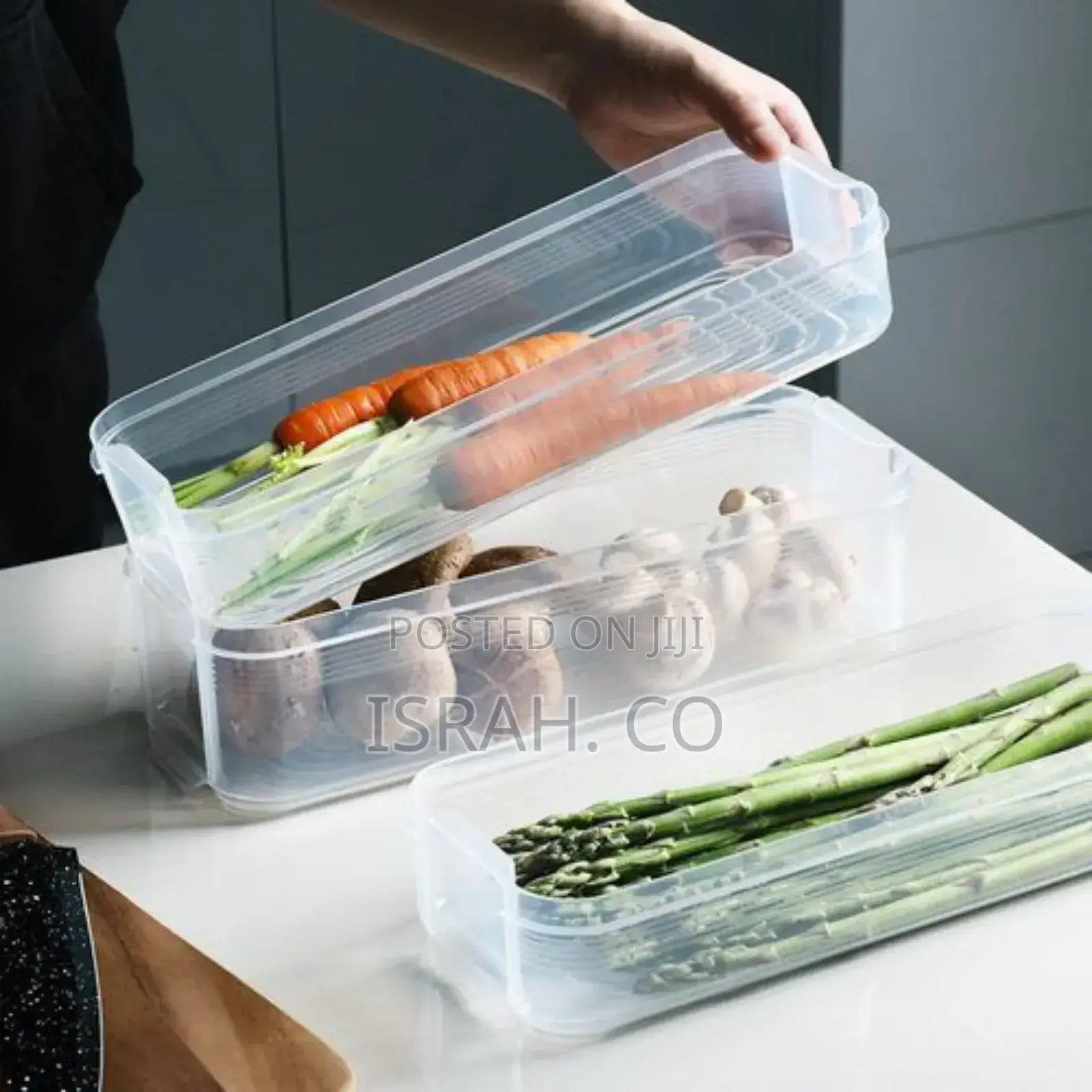 3 Layer Food Storage Fridge Container Boxes-