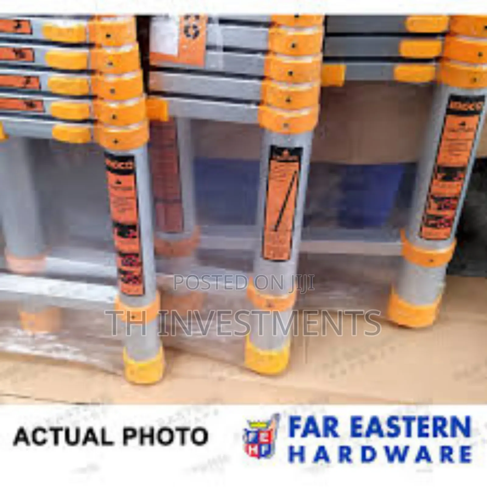 Ingco Telescopic Aluminum Ladder 6, 8, 10 Steps.