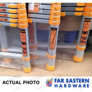 Ingco Telescopic Aluminum Ladder 6, 8, 10 Steps.