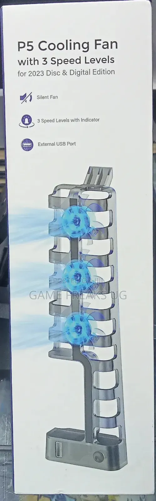 Ps5 Cooling Fan With 3 Speed Levels