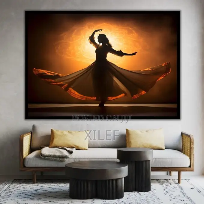 Pretty Woman Dancing | Wall Art Portrait for Hotel or Airbnb