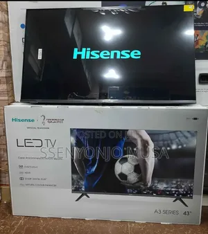 Hisense A3 Series 43" Frameless LED TV | Dolby Audio, DVB-T2