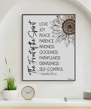 Fruits of the Holy Spirit | Wall Art Portrait for You