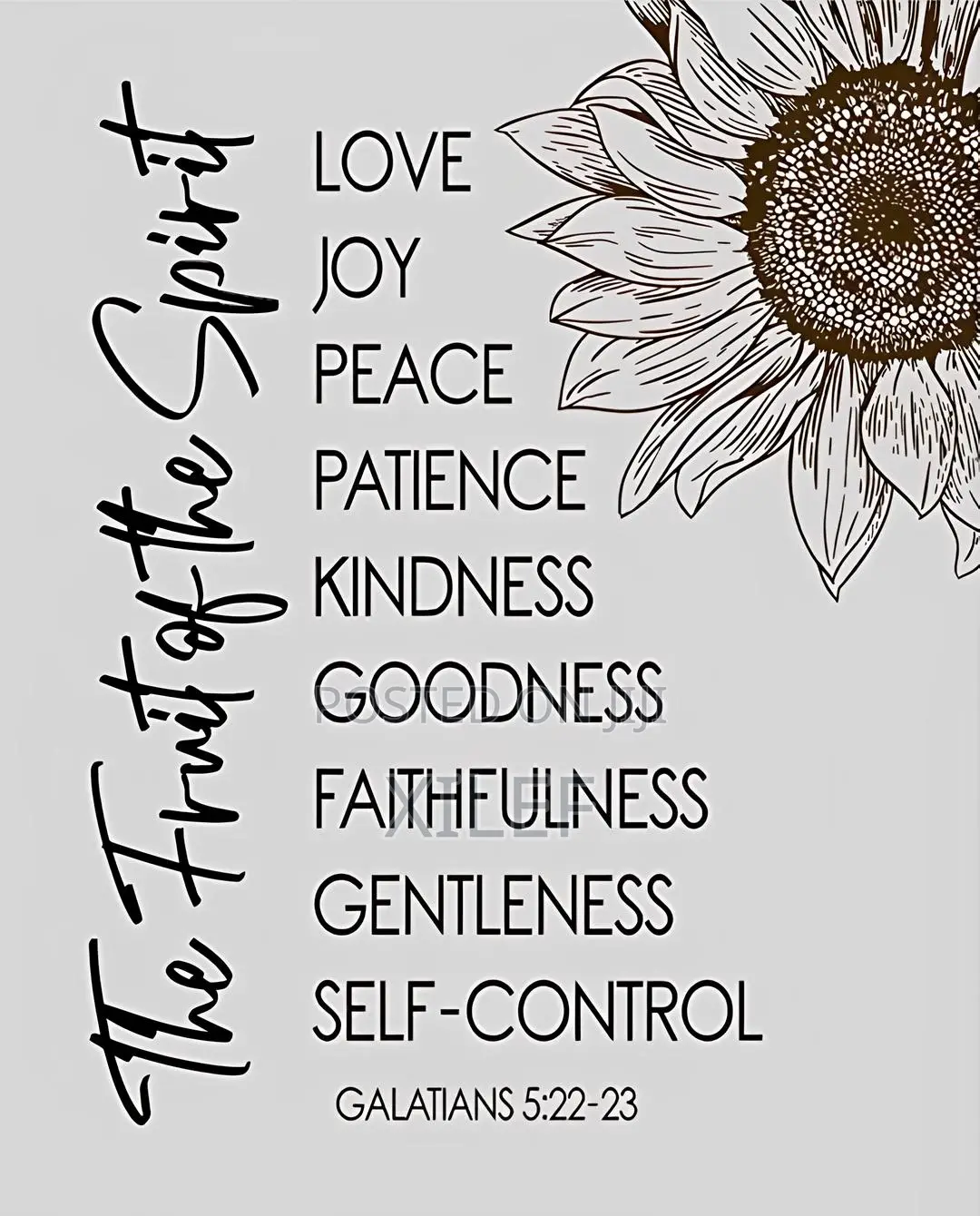 Fruits of the Holy Spirit | Wall Art Portrait for You