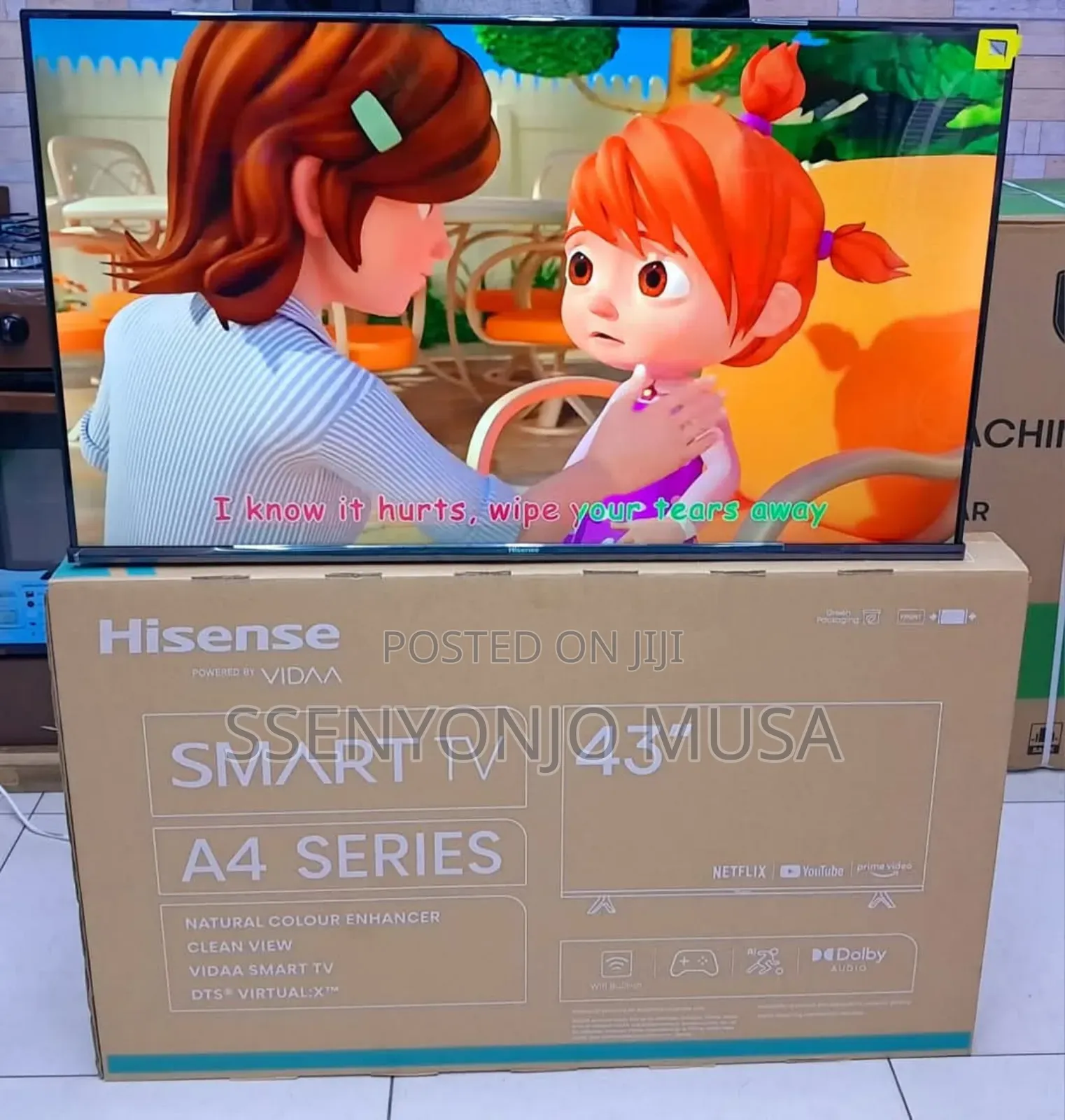 Hisense 43a4 43" Smart Frameless Led Tv | Full Hd, Vidaa-