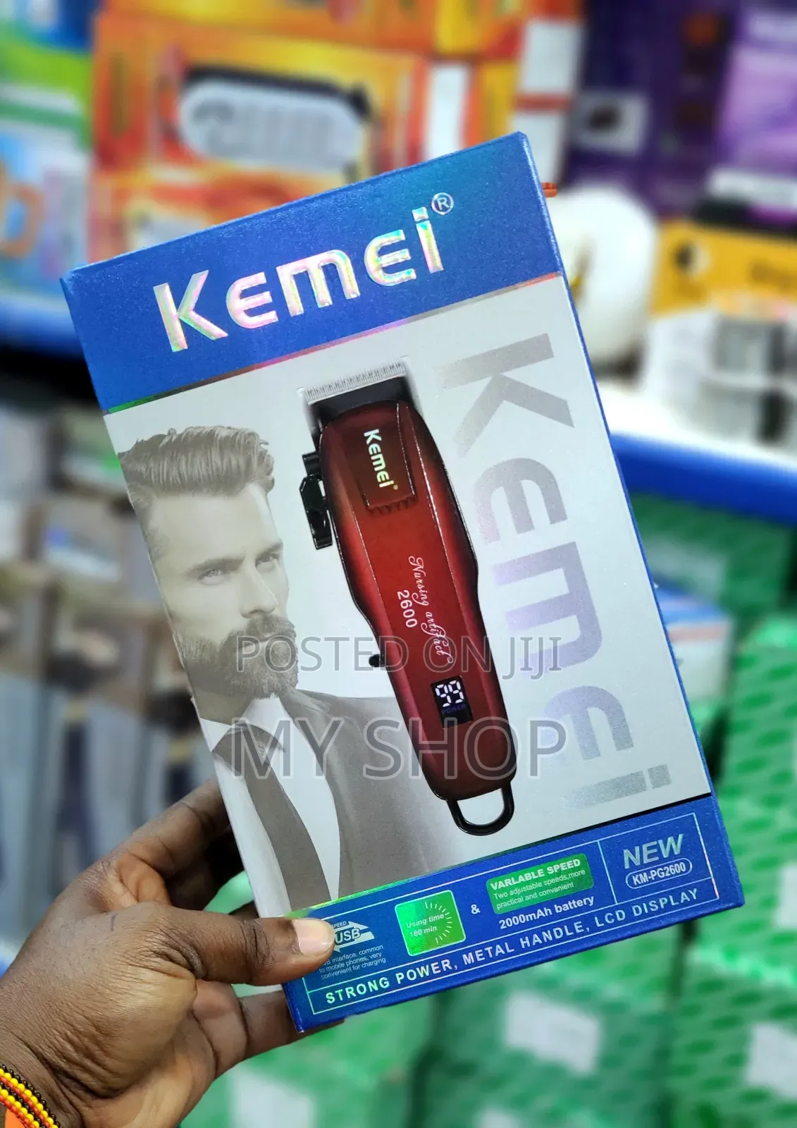 Cordless Hair Clipper (Kemei)