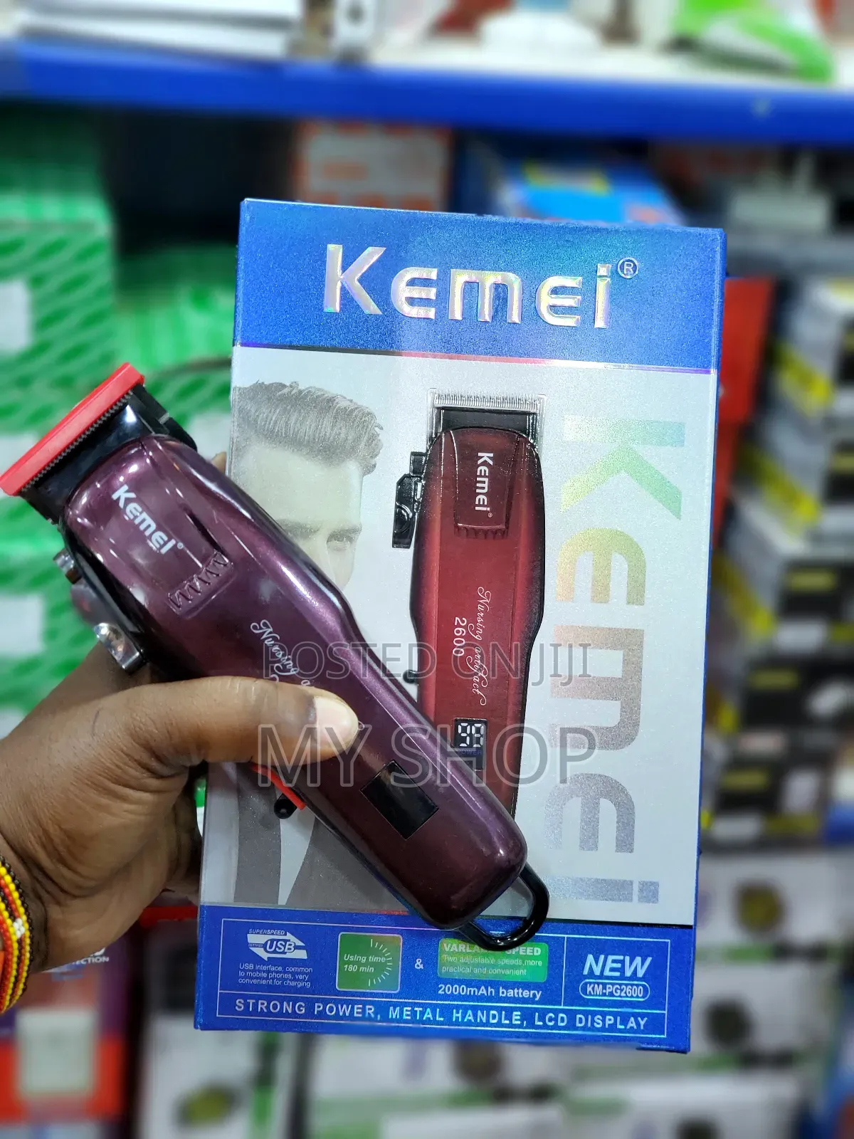 Cordless Hair Clipper (Kemei)