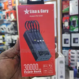 Powerbank/Lisa Gary 30000mah Powerbank With Solar