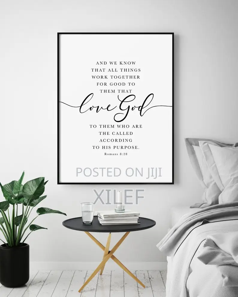 1 Piece | Bible Verses | Christian Wall Art Portrait for You