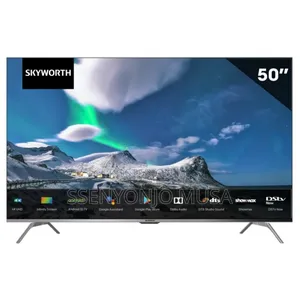 Skyworth 50" UHD Smart TV | Android TV, HDR, Dolby Atmos-