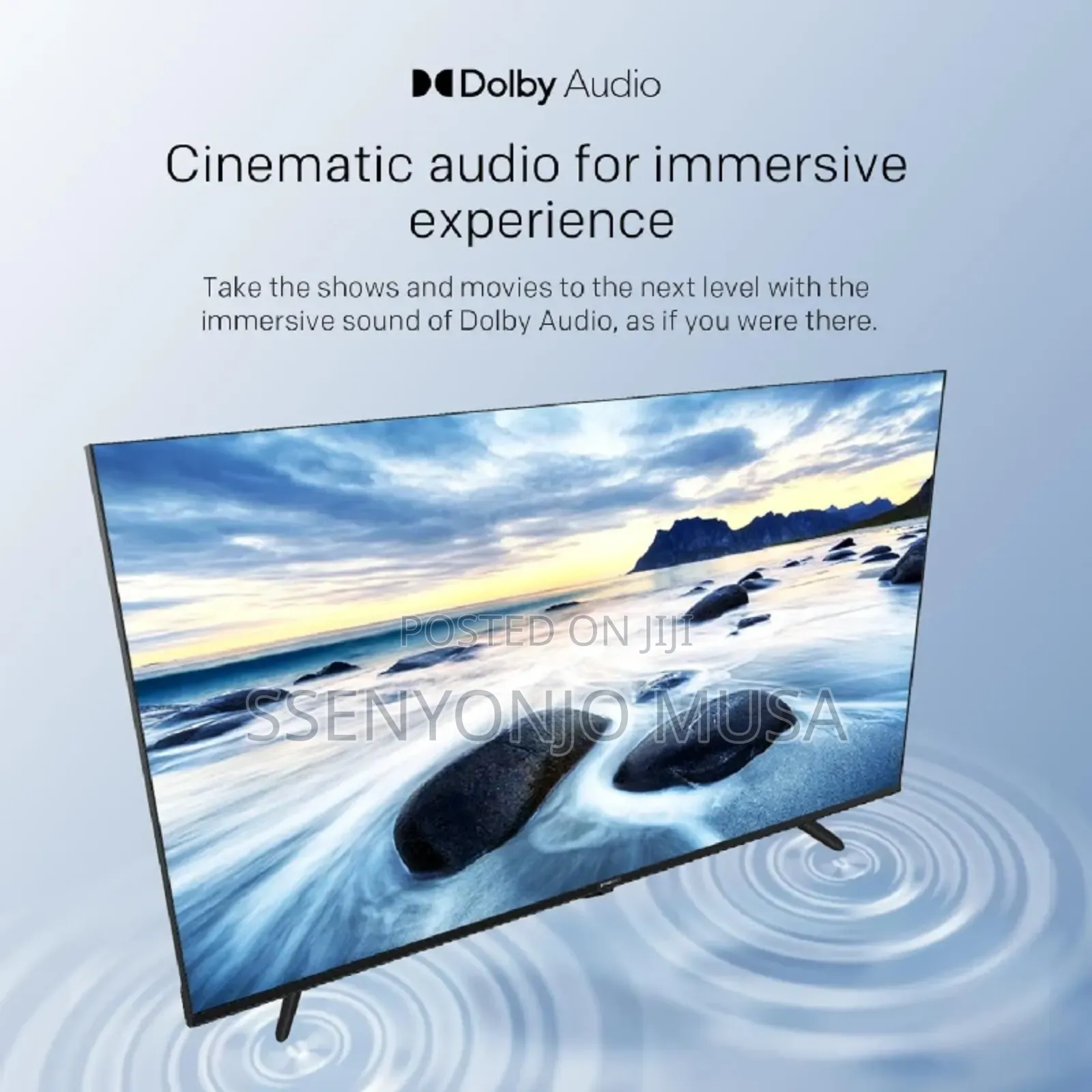 Skyworth 50" UHD Smart TV | Android TV, HDR, Dolby Atmos-