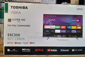 Toshiba 55" Ultra Hd Smart Led Tv |Hdr, Dolby Atmos,Vidaa