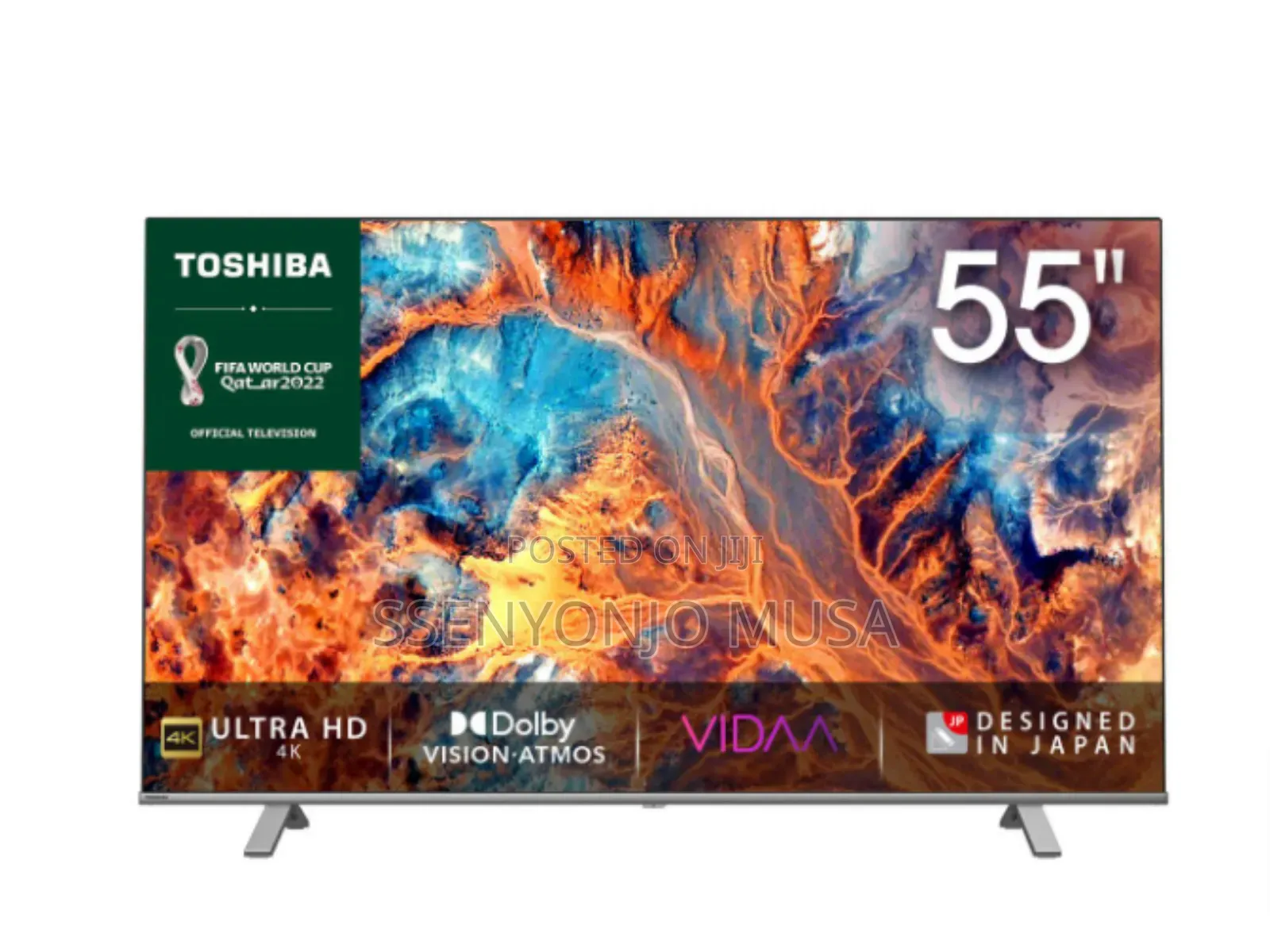 Toshiba 55" Ultra Hd Smart Led Tv |Hdr, Dolby Atmos,Vidaa