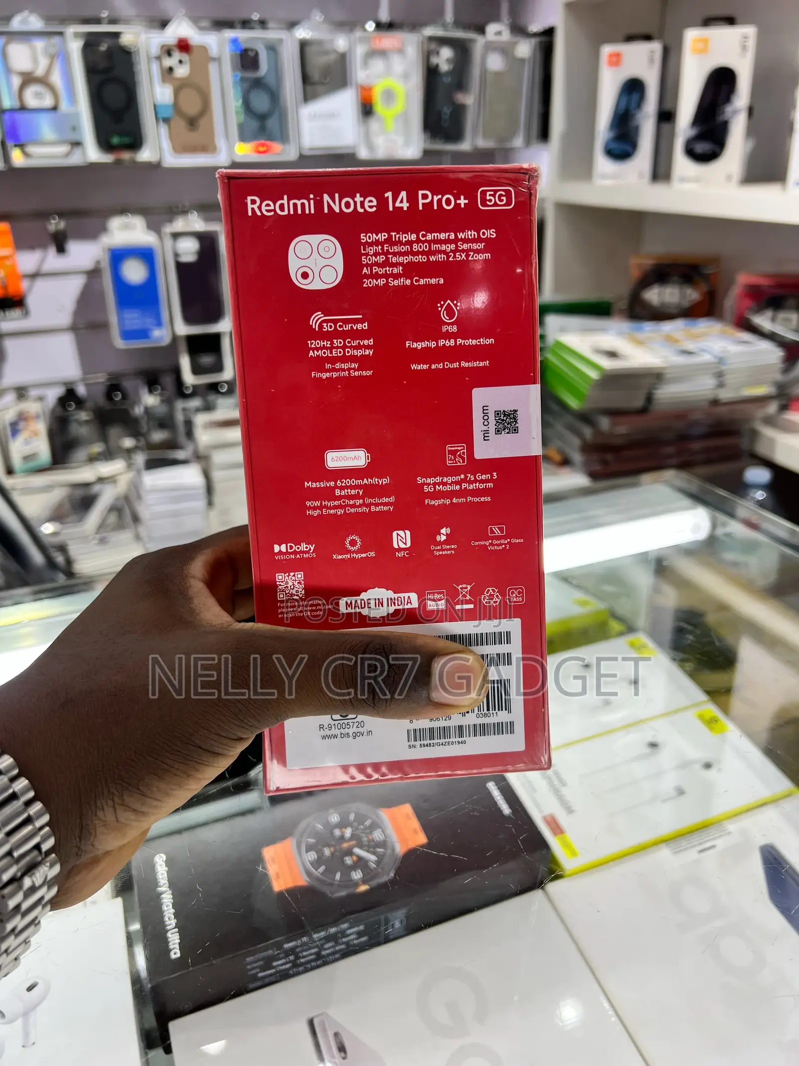 New Xiaomi Redmi Note 14 Pro+ 256 GB Black