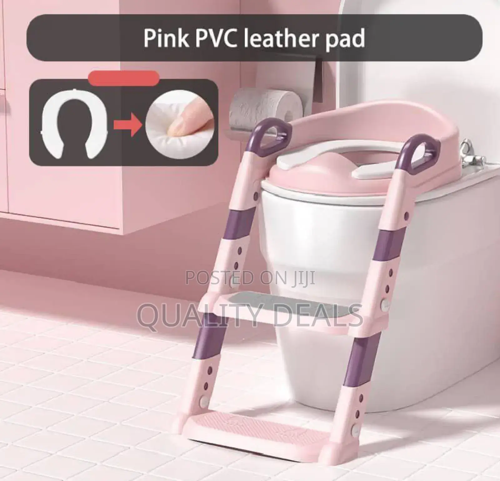Baby Toilet Trainer Seat Toilet Ladder