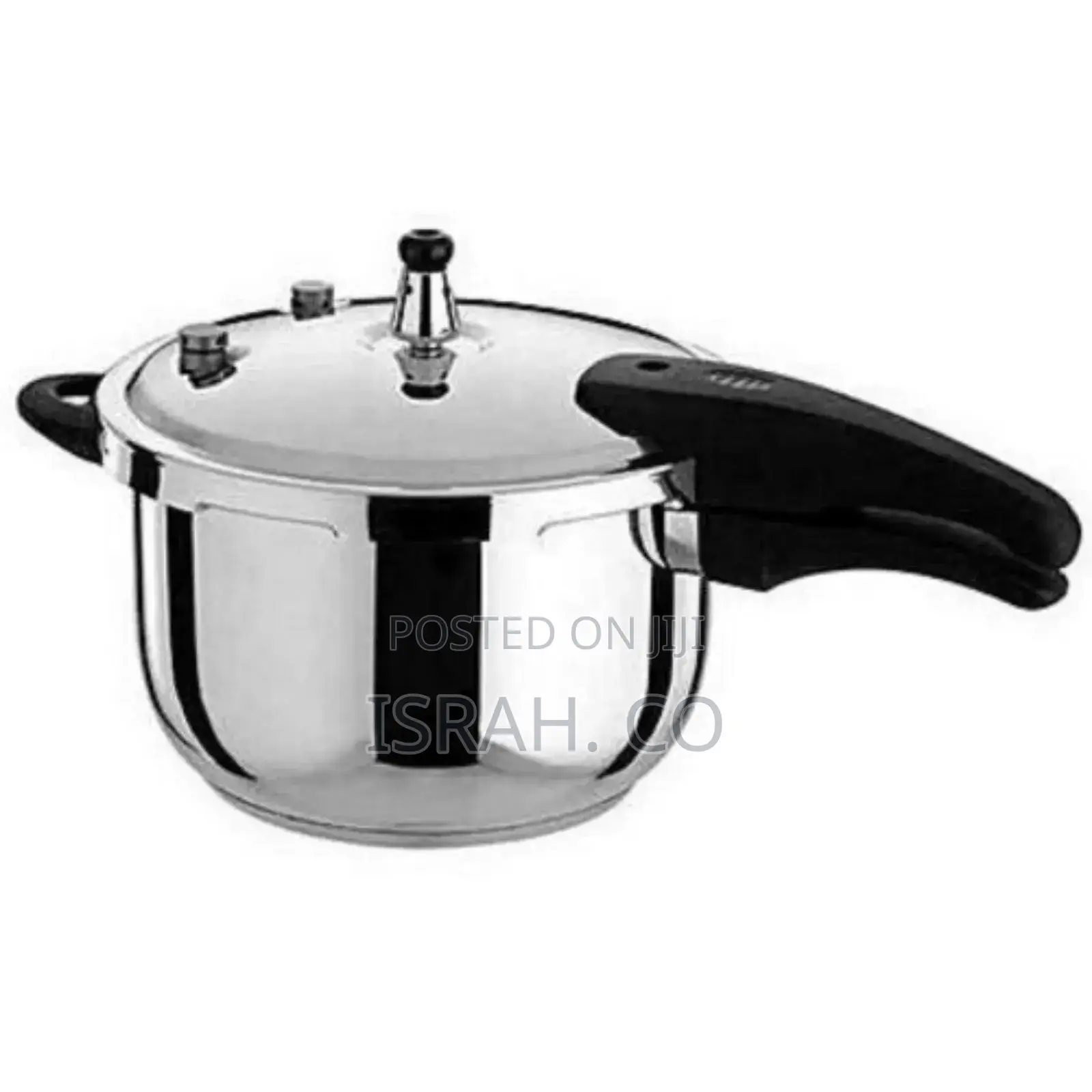 HCX 5litres HCX Stainless Steel Pressure Cooker-Silver