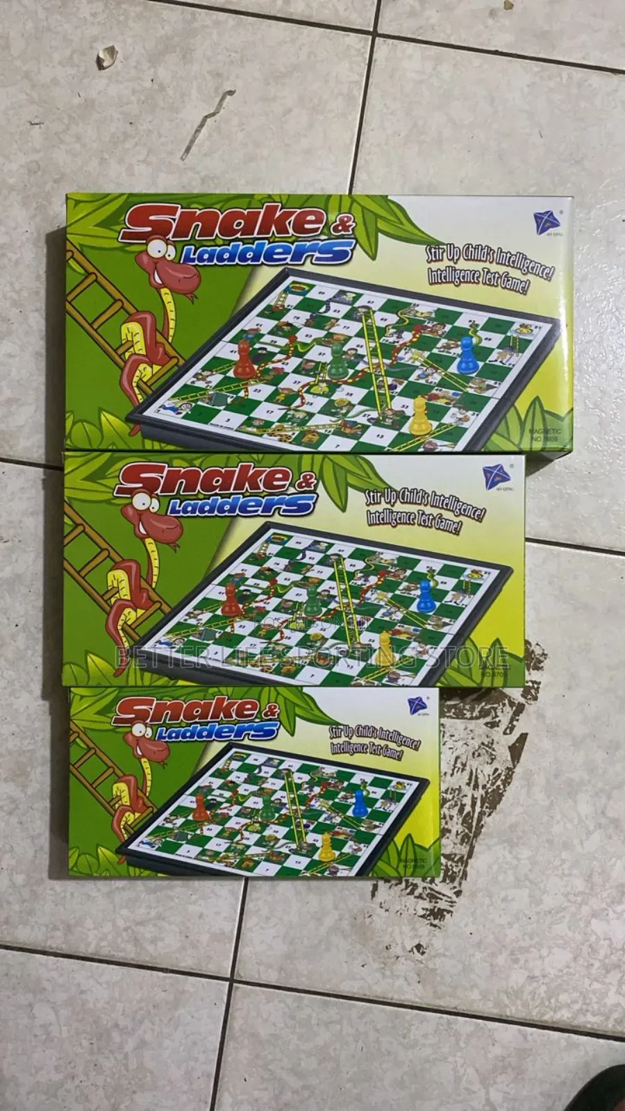 Snakes and Ladders Game Big, Medium Sizes