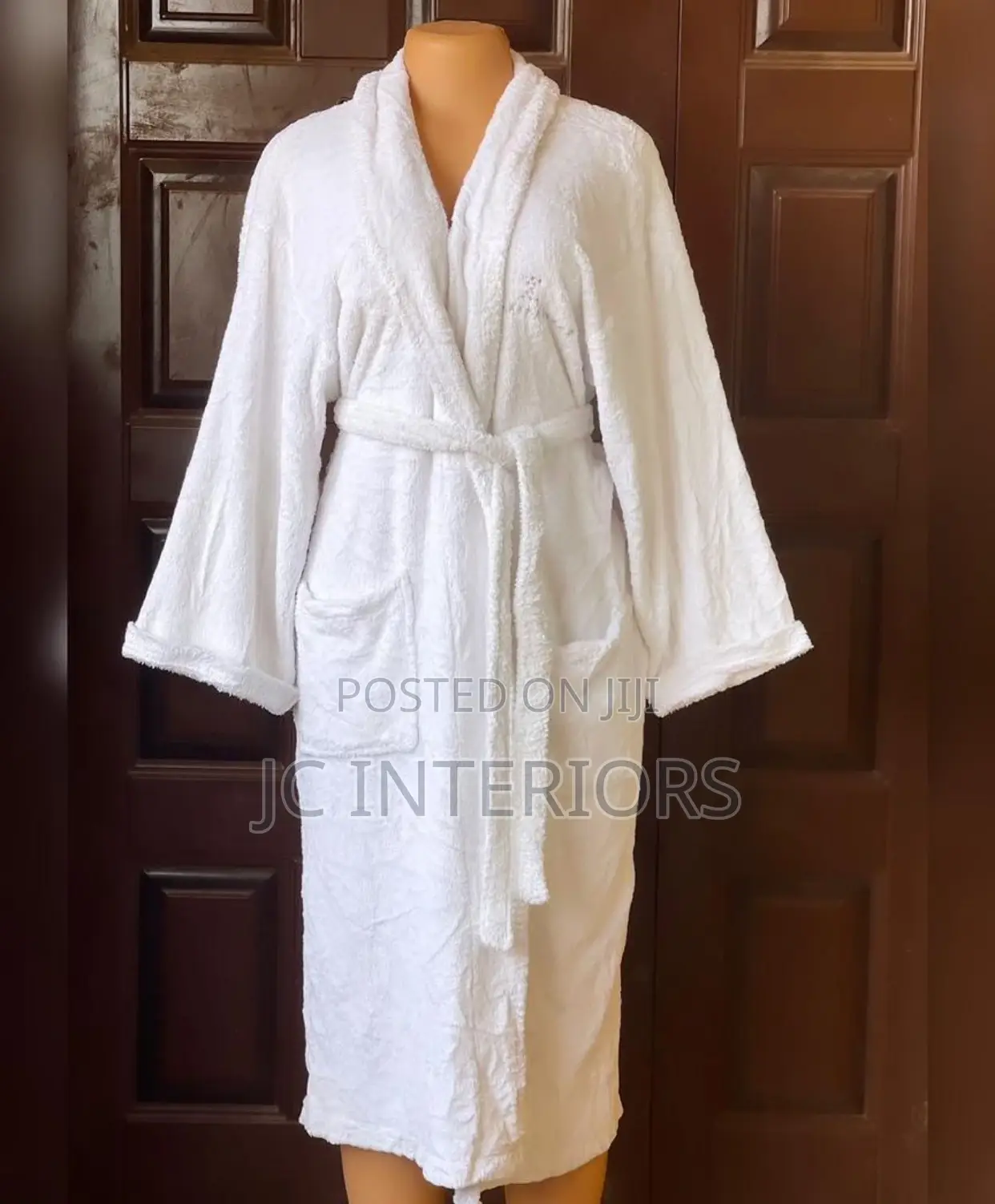 Plain White Bathrobes