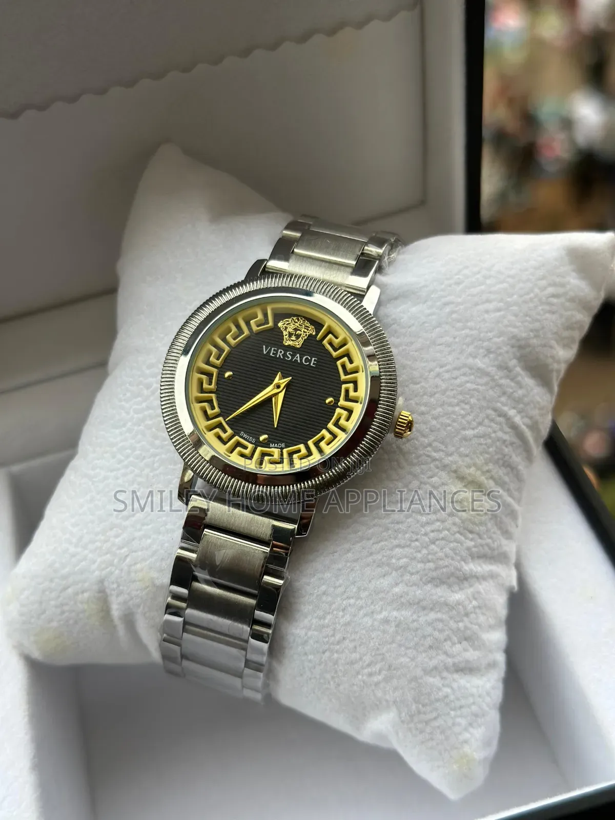 Silver Versace Women's Wrist Watch