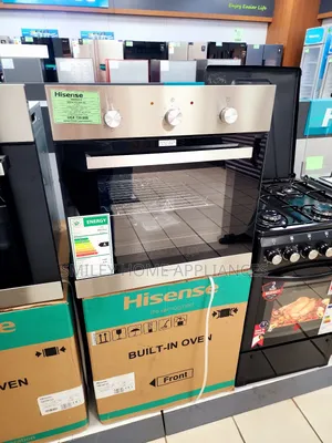 Brand Newhisense 60cm Built in Oven Fan Silver