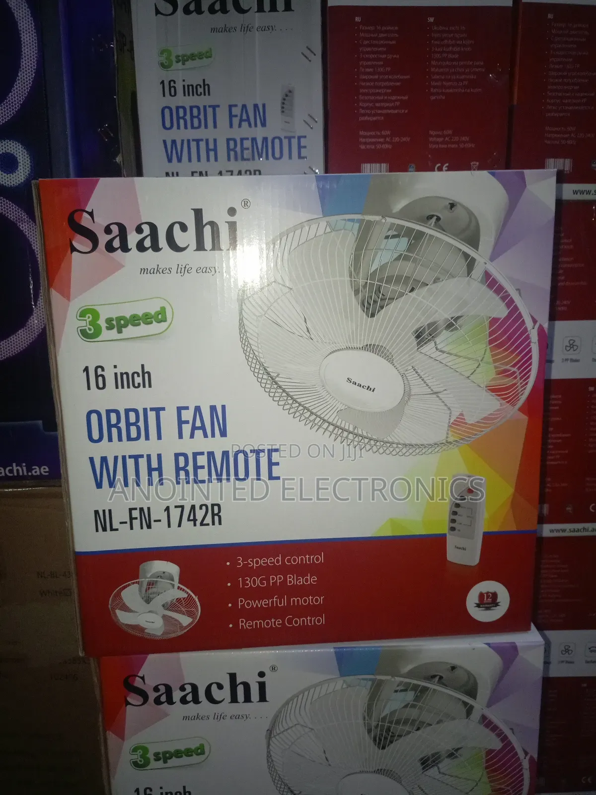 Sachi Ceiling Fan With a Remote