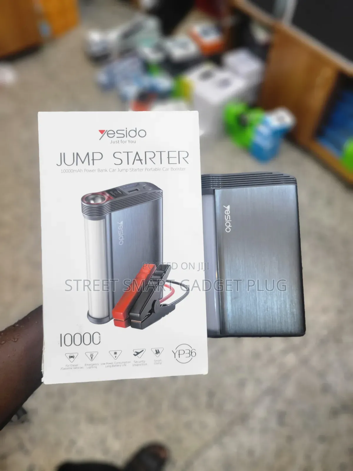 Yesido Car Jump Starter (10000mah)