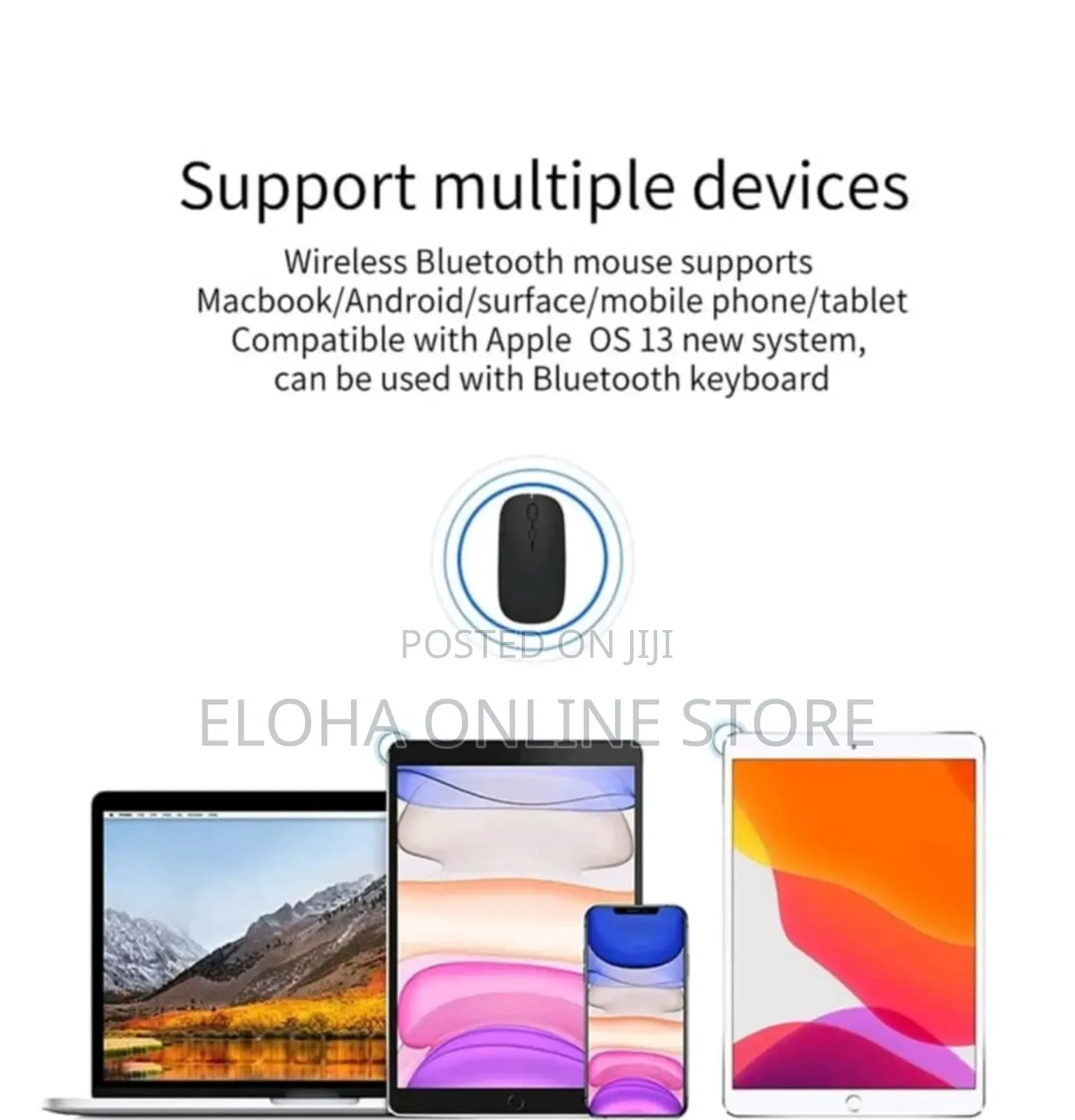 Wireless Silent Mouse for Android Phones,iPhones,Tablets