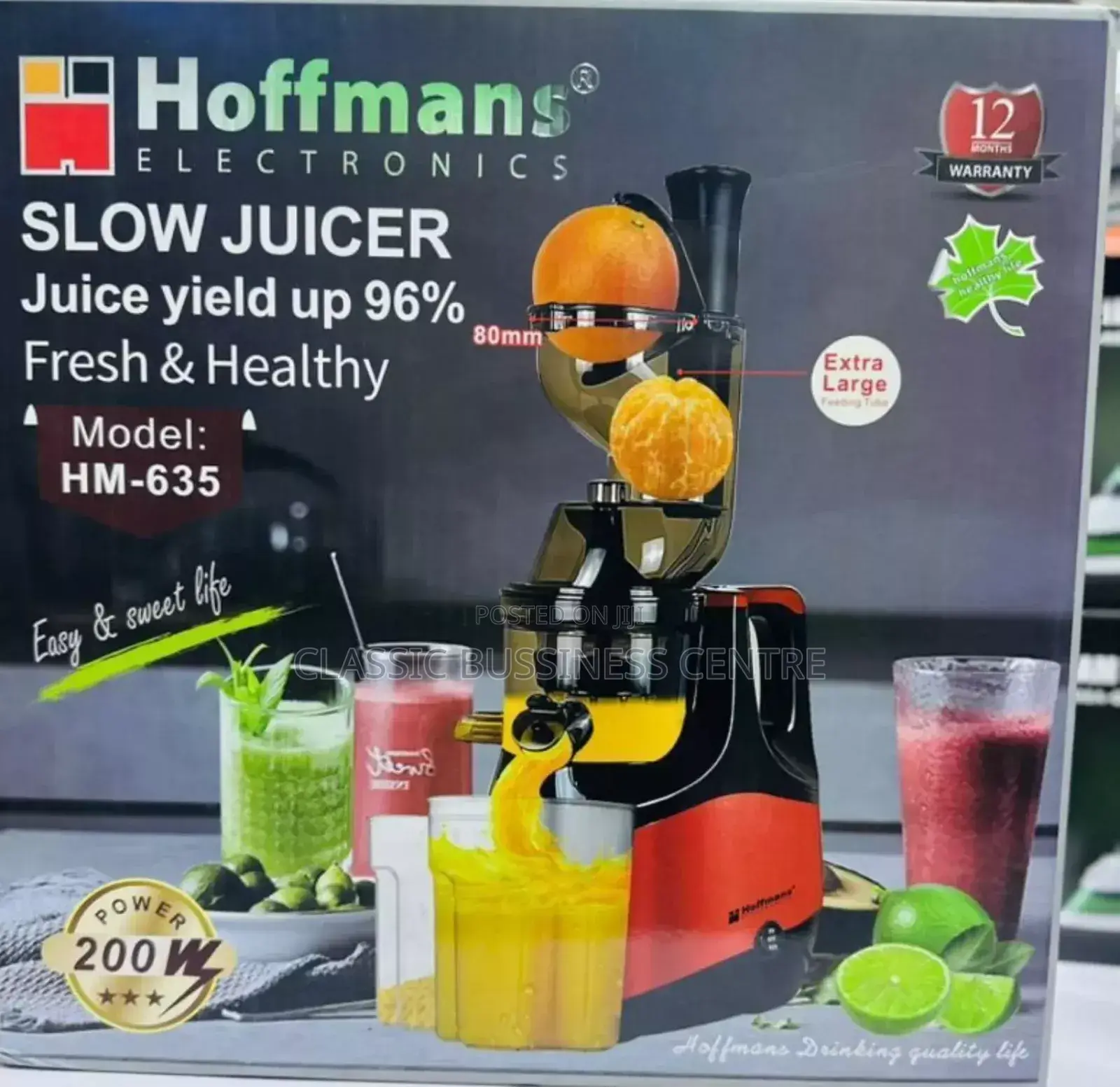 Hm 635 Slow Juicer/ Hoffman Slow Juicer