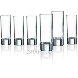 6 Pieces of Long Shot Glasses - Colorless