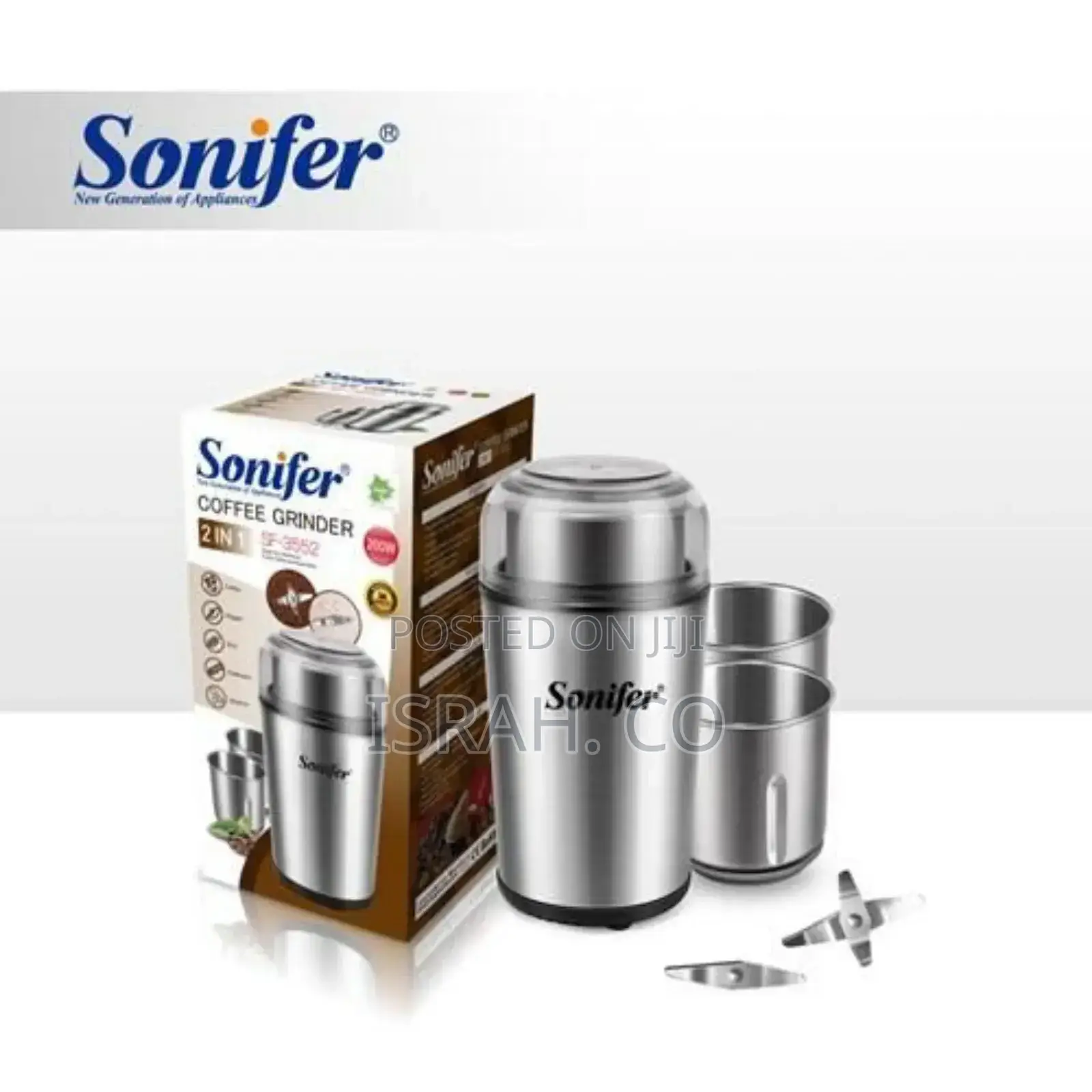Sonifer 2 in 1 Electric Herbs Spice Coffee Grinder