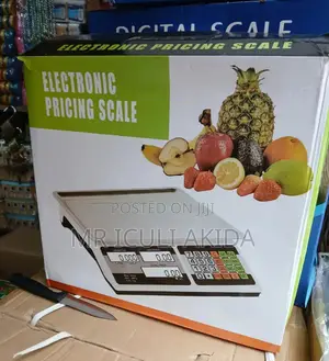 40kg Iron Tray LCD Comecial Display Electronic Pricing Scale