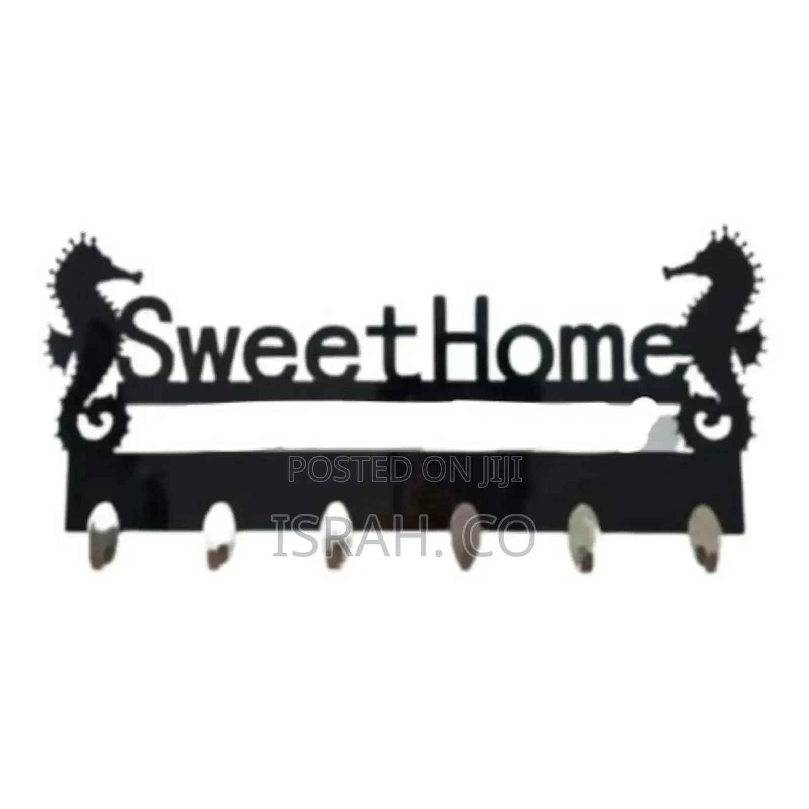 Wall Mounted Decorative Key Holder Coat Hanger Storage