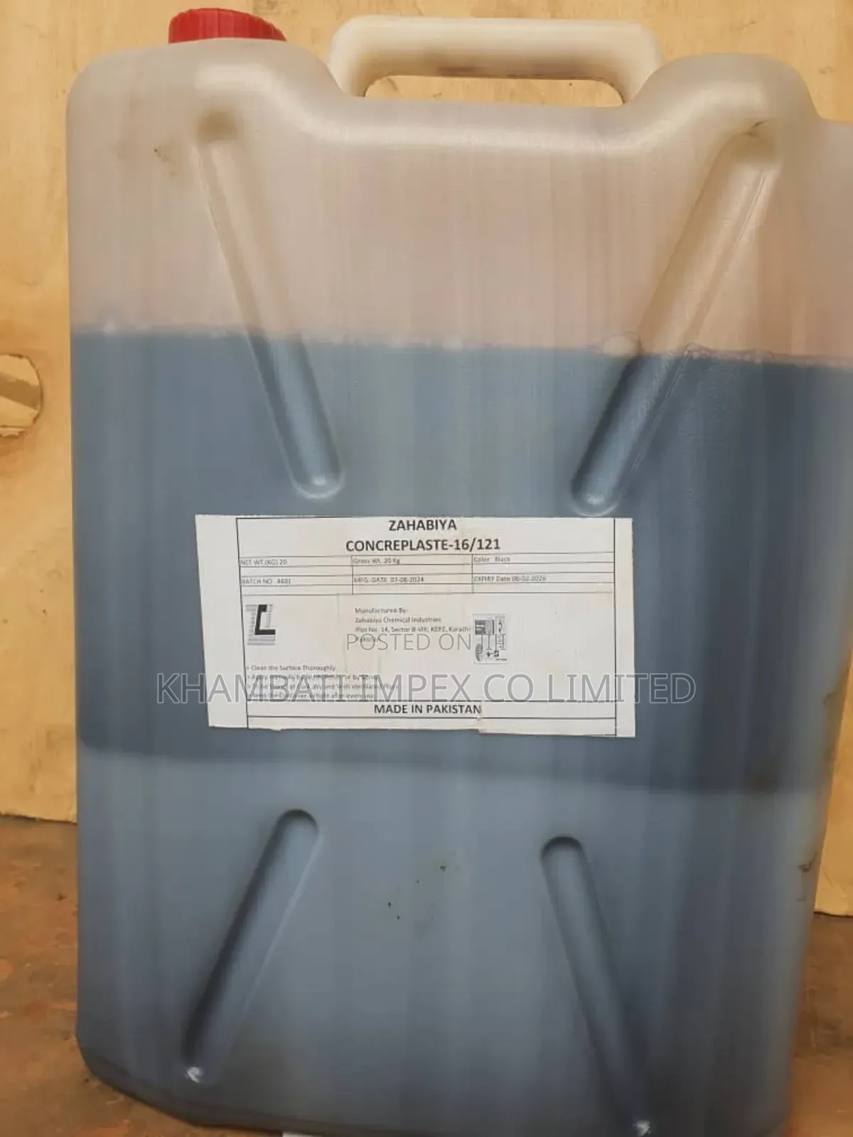 Zahabiya Plasticiser 20kg