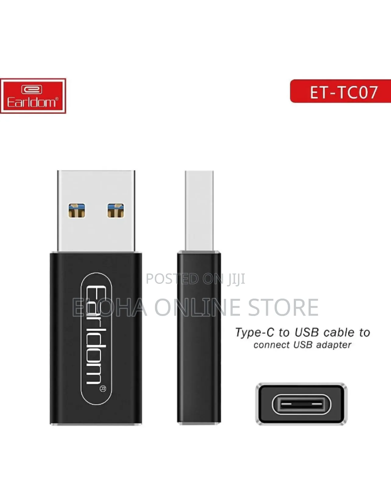 Earldom Type-C to USB - Black, ET-TC07