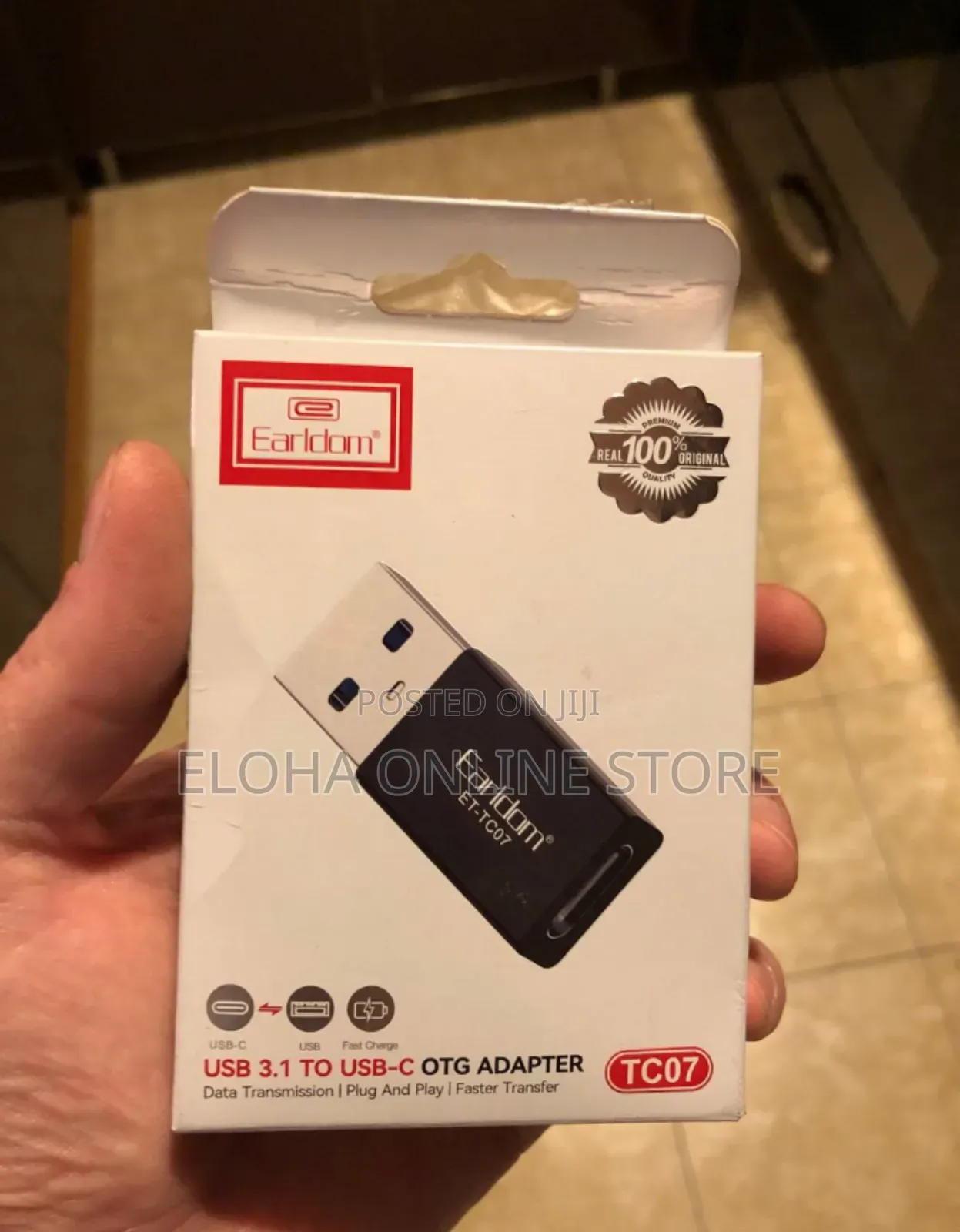 Earldom Type-C to USB - Black, ET-TC07