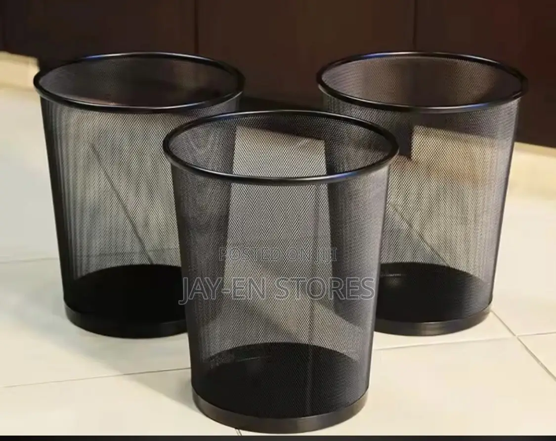Metallic Dust Bins Available