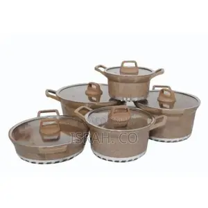 Dissini Regina 10 Pieces Granitenon-Stick Saucepans Cookware