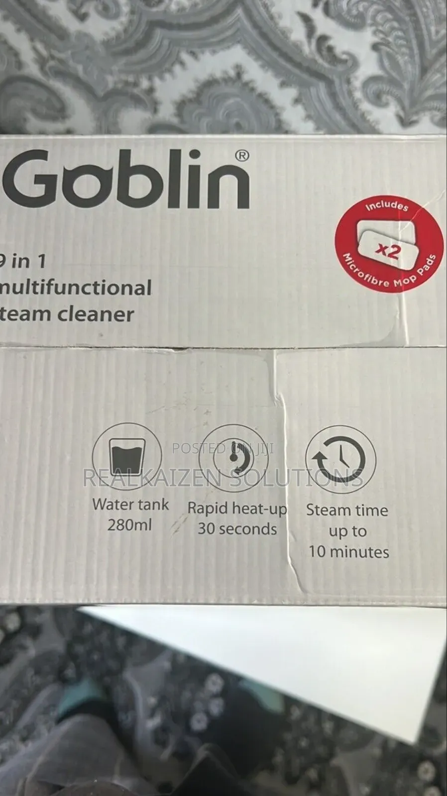 UK GOBLIN 9 in 1 Upright Multifunctional Steam Cleaner Mop