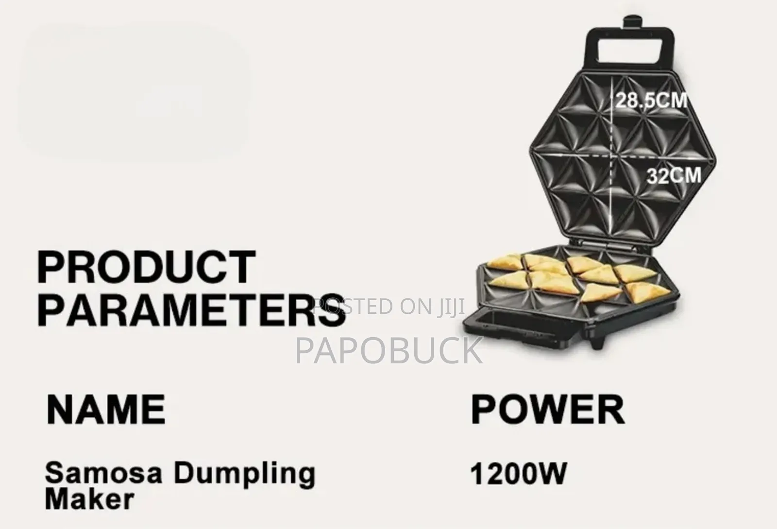 DSP Professional Samosa Maker 24 Pieces 1200 Watts