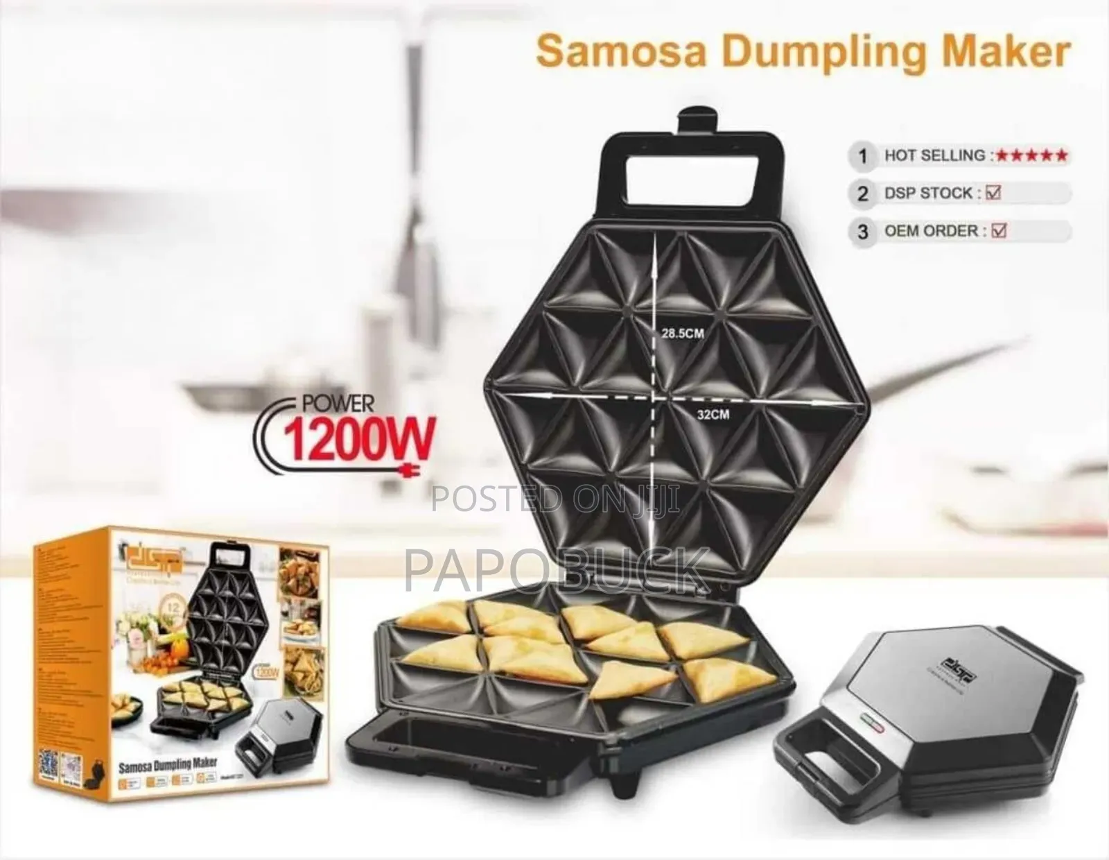 DSP Professional Samosa Maker 24 Pieces 1200 Watts