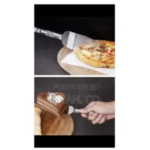 3 Pc Cake Shovel,Pizza Cutter Wheel,Cheese Slicer,Cake Knife