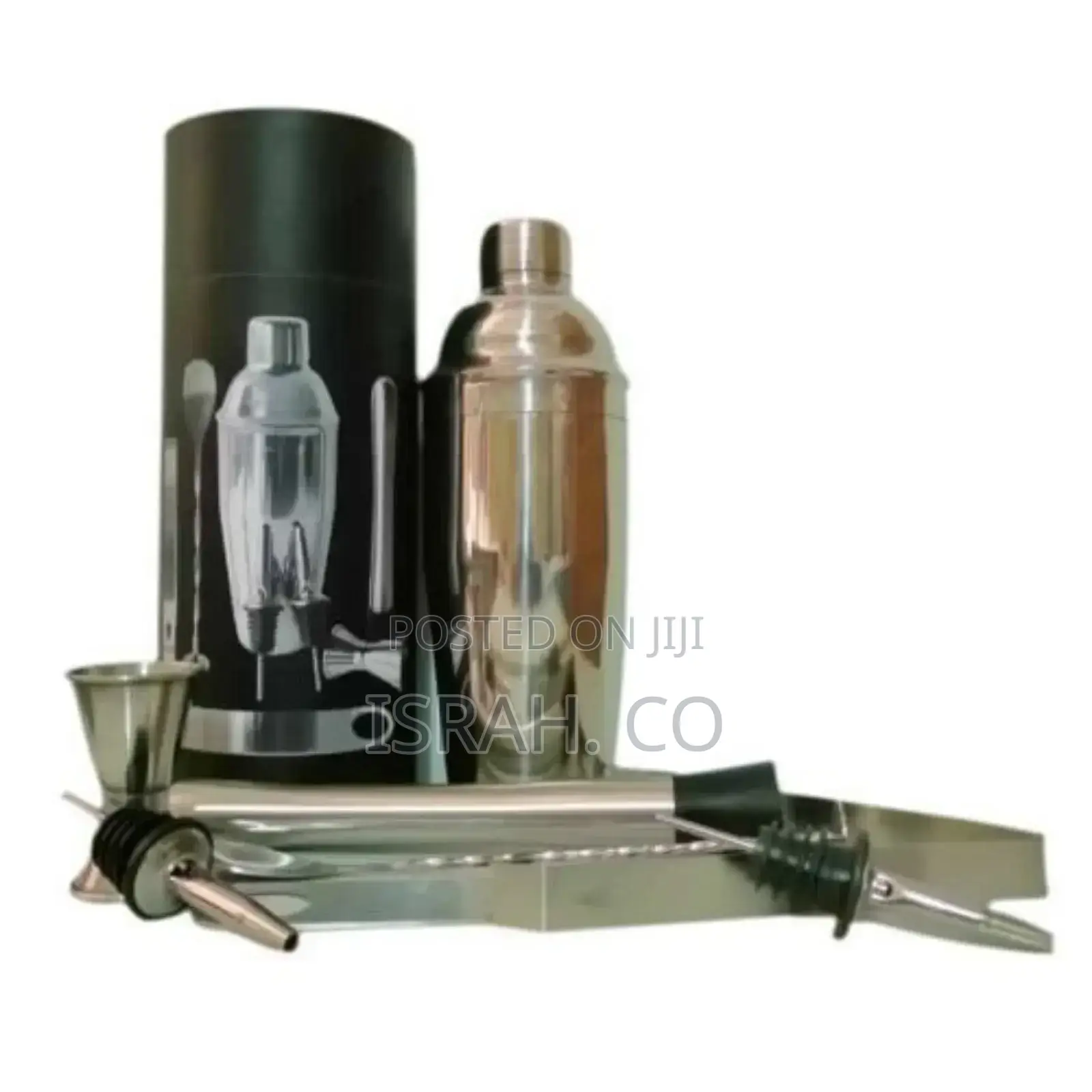 Cocktail Shaker Set, 8 Piece Bartender Drink Mixing Kit
