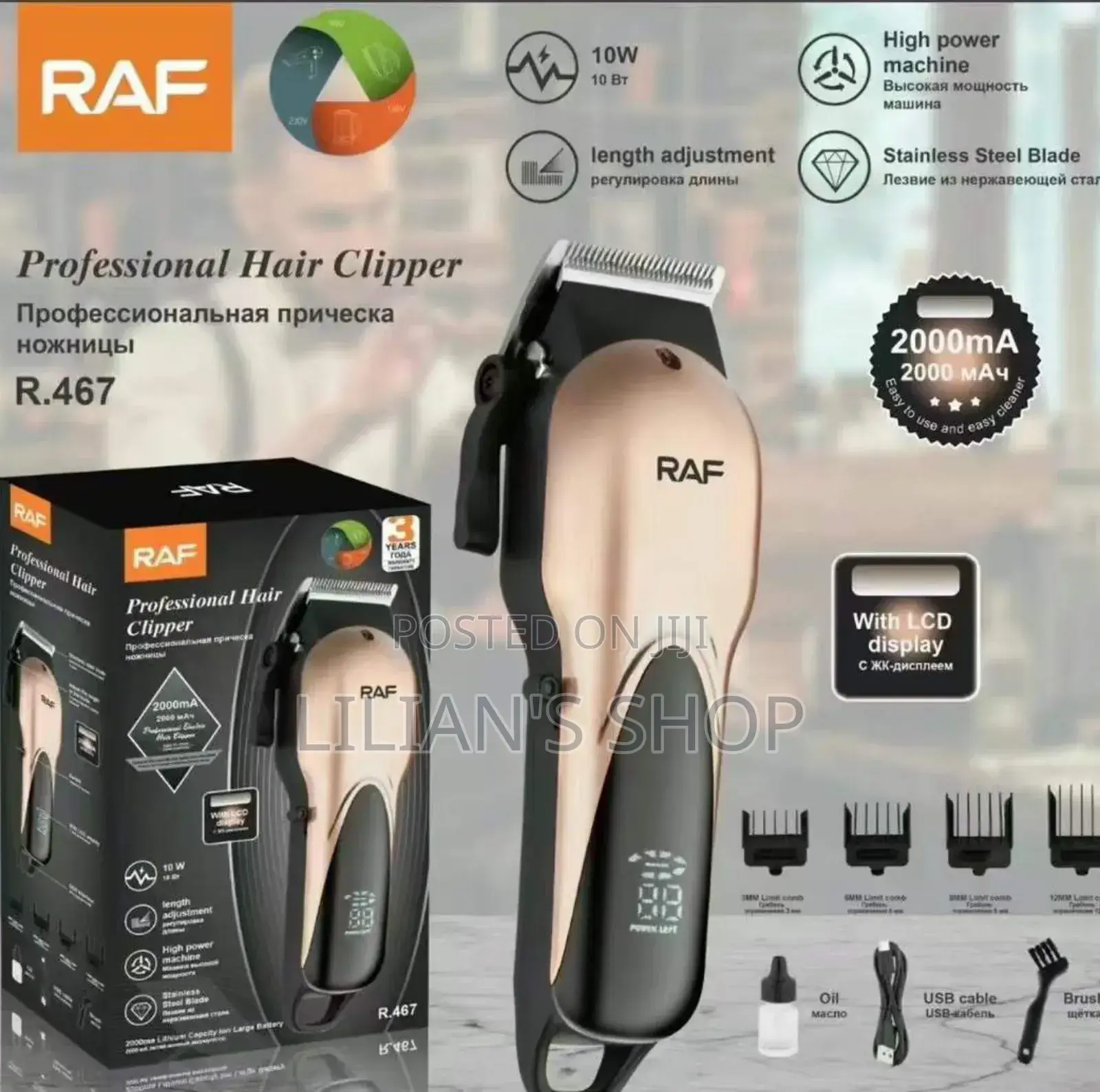 Raf Professional Hair Clipper