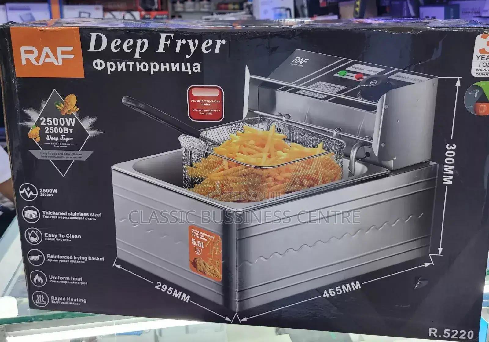 Raf Deep Fryer / Stainless Steel Deep Fryer