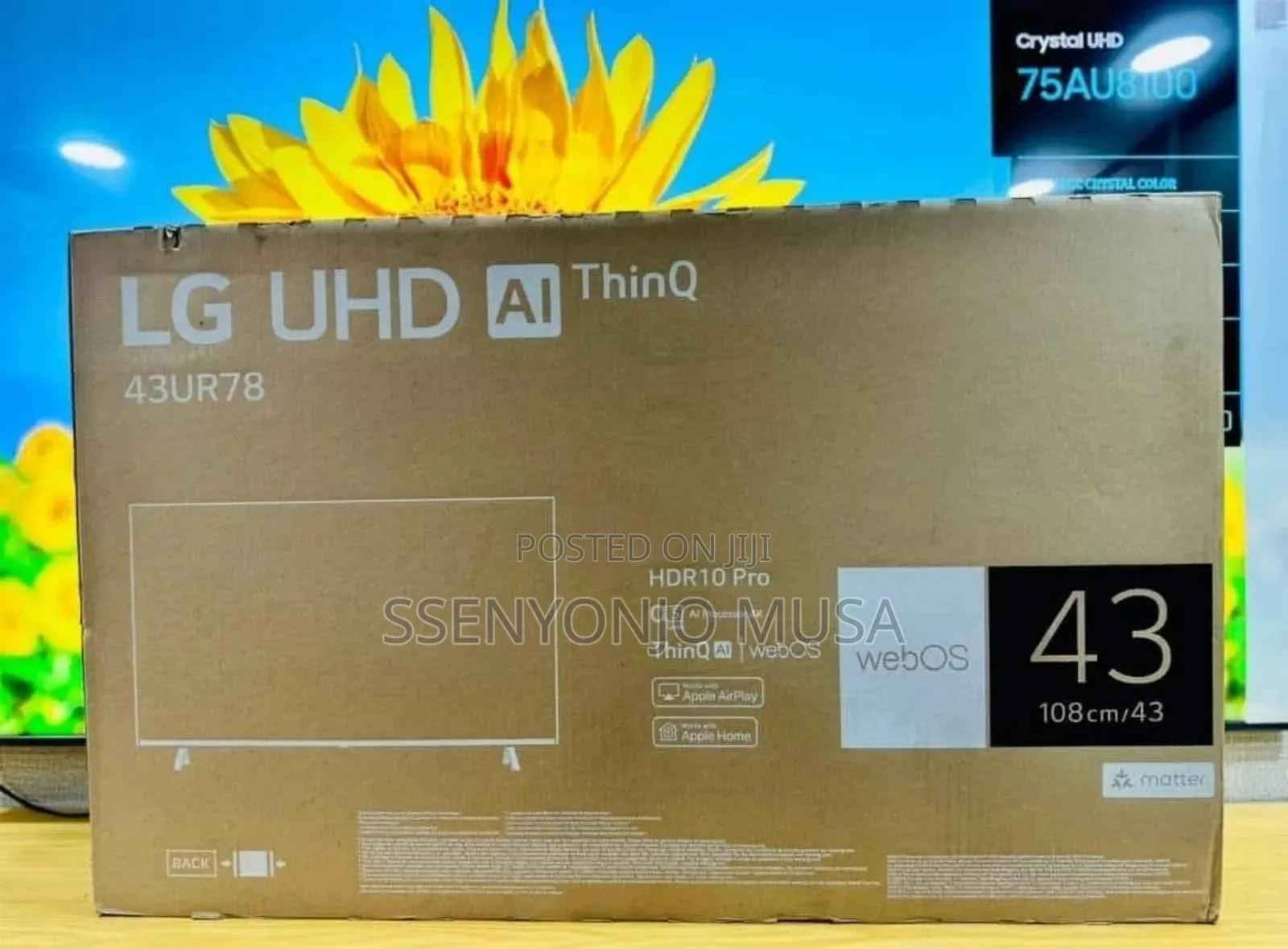 Lg Smart Tv 43" Inches 43ur78 Uhd | Thinq Ai, Magic Remote