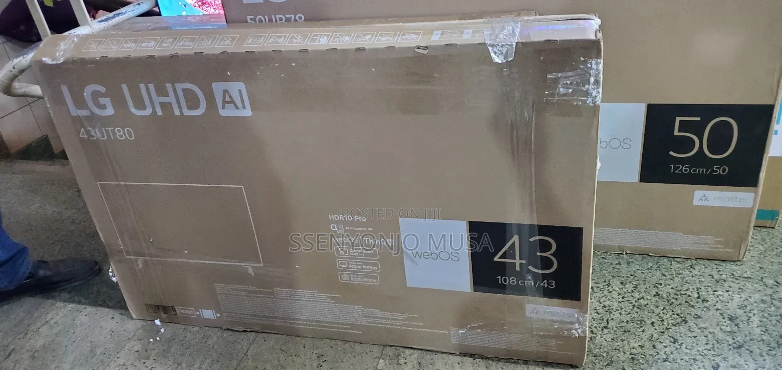 LG 43ut80 43" Uhd Smart TV | Hdr10, Webos, Thinq Ai