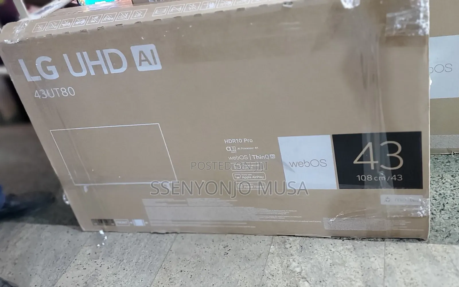 LG 43ut80 43" Uhd Smart TV | Hdr10, Webos, Thinq Ai