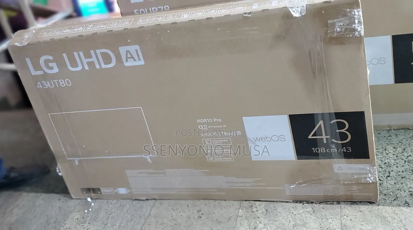 LG 43ut80 43" Uhd Smart TV | Hdr10, Webos, Thinq Ai
