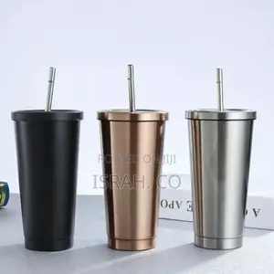 500ml Coffeemug With Lid Tea Cup Thermos Beer Travel Tumbler